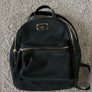 Kate Spade Black Mini Backpack